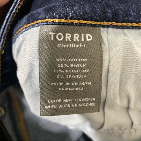 Torrid Jegging Jeans Womens 24 3 Button Comfort - Picture 7 of 8